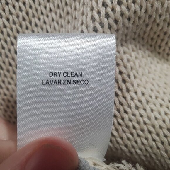 Democracy by Freedom Jeaneration Knit Cardigan Sweater Jacket Beige Gray… - Picture 8 of 12